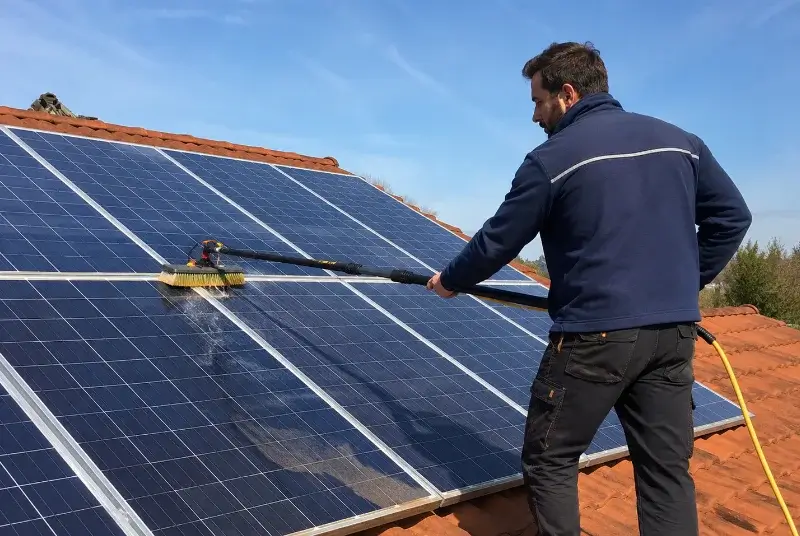 Nettoyage et entretien de panneaux solaires à Saint-Seurin-de-Cadourne